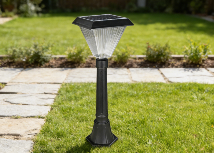 斜四方罩-歐桿草坪燈  工廠